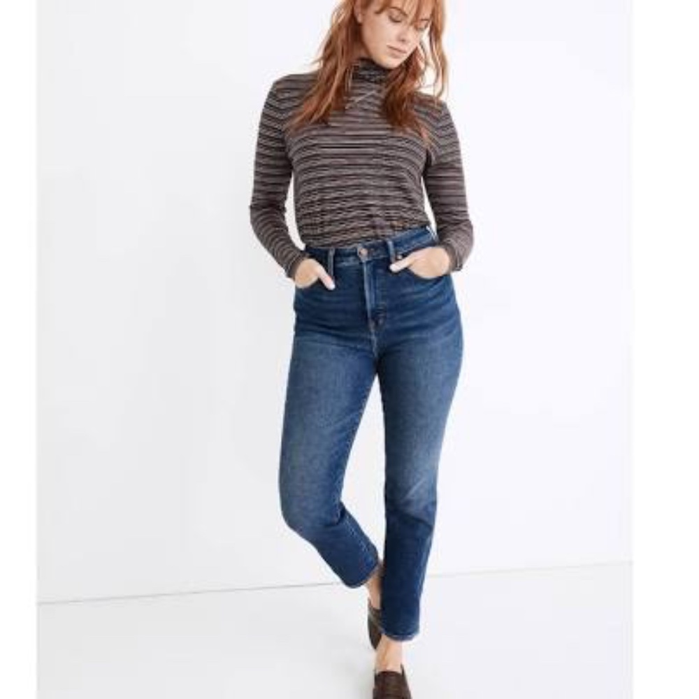 Madewell Curvy Perfect Vintage Jean in size 28